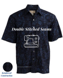 Indo Bay (1429-Navy) Hawaiian Shirt for Men - Johari West