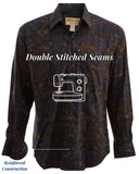 Deep Midnight (1021) Hawaiian Shirt for Men - Johari West