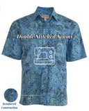 Samoan Surf (1396-Ocean) Hawaiian Shirt for Men - Johari West