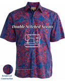 Geometric Forest (1424-Ruby) Hawaiian Shirt for men - Johari West