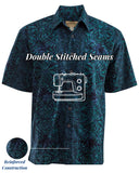 Geometric Sapphire (1312) Hawaiian Shirt for men - Johari West