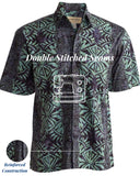 Geometric Forest (1334-Green) Hawaiian Shirt for men - Johari West