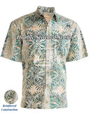 Geometric Forest ‎(1383-Sand) Hawaiian Shirt for men - Johari West