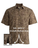 Indo Bay (1413-Brown) Hawaiian Shirt for Men - Johari West