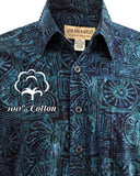 Indo Sapphire (1298) Hawaiian Shirt for Men - Johari West