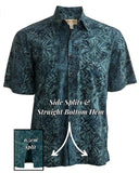 Geometric Forest (1352 - Aqua) Hawaiian Shirt for men - Johari West