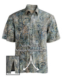 Indo Bay (1427-Sand) Hawaiian Shirt for Men - Johari West