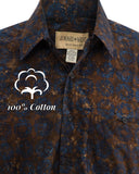 Deep Midnight (1021) Hawaiian Shirt for Men - Johari West