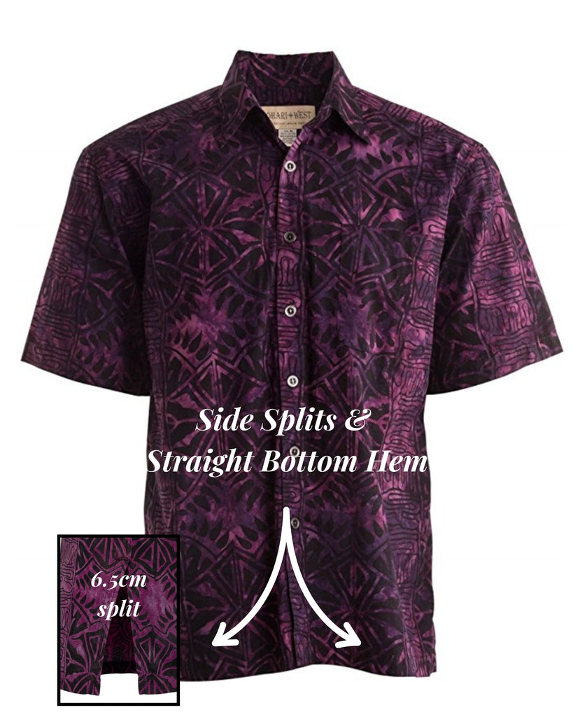 Hawaiian Men's Shirt - Johari West | Authentic Batik Designs & Colors Johari West Shirts Hawaiian Men's Shirt - Johari West | Authentic Batik Designs & Colors Johari West Shirts