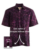 Geometric Forest (1384-Purple) Hawaiian Shirt for men - Johari West