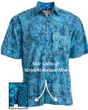 Indo Bay (1412-Lake) Hawaiian Shirt for Men - Johari West