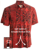 Geometric Forest (1351-Red) Hawaiian Shirt for men - Johari West