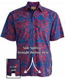 Geometric Forest (1424-Ruby) Hawaiian Shirt for men - Johari West