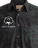 Cool Nights (1341-Black) Hawaiian Shirt for Men - Johari West