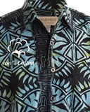 Geometric Forest (1385-Marine) Hawaiian Shirt for men - Johari West