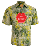 Geometric Forest (1463-Olive) Hawaiian Shirt for men - Johari West