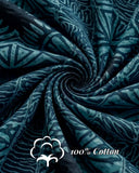 Geometric Forest (1352 - Aqua) Hawaiian Shirt for men - Johari West