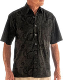 Indo Bay (1431-Ink) Hawaiian Shirt for Men - Johari West