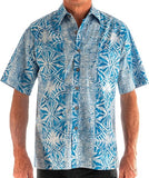 Geometric Forest ‎ ‎ ‎ ‎ ‎ ‎ ‎ ‎ ‎ ‎ ‎ (1419-Lake) Hawaiian Shirt for men - Johari West