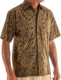 Mystic Maze (1371-Moss) Hawaiian Shirt for Men - Johari West