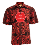 Geometric Forest (1461-Sunset) Hawaiian Shirt for men - Johari West