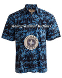 Cool Nights (1340-Blue) Hawaiian Shirt for Men - Johari West
