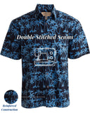 Cool Nights (1340-Blue) Hawaiian Shirt for Men - Johari West
