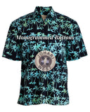 Cool Nights (1415-Aqua) Hawaiian Shirt for Men - Johari West