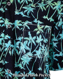 Cool Nights (1415-Aqua) Hawaiian Shirt for Men - Johari West