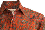 Indo Bay (1373-Amber) Hawaiian Shirt for Men - Johari West