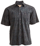 Johari West, Short Sleeve, Batik Hawaiian Shirt, Button Down Men's Shirt
