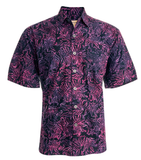 Hawaiian Shirt, Button Down Men's Shirt, Short Sleeved