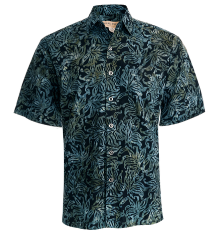 Hawaiian Shirt, Button Down Men's Shirt, Short Sleeved