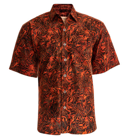 Hawaiian Shirt, Button Down Men's Shirt, Short Sleeved