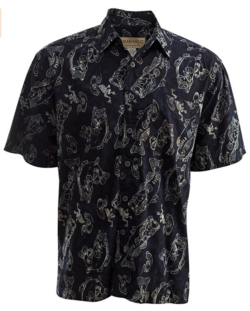 Hawaiian Men's Shirt - Johari West | Authentic Batik Designs & Colors ...